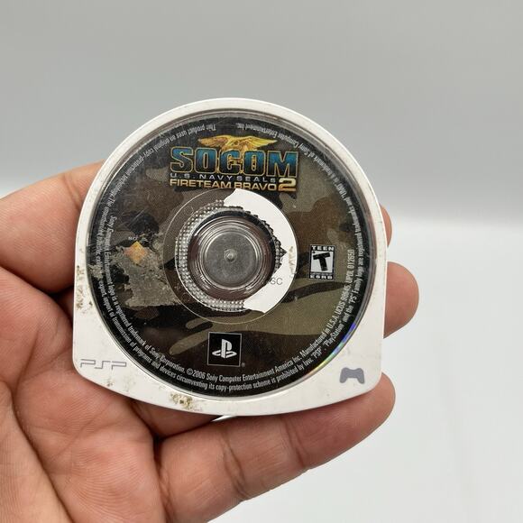 SOCOM U.S NAVY SEALS: FireTeam Bravo 2 Playstation PSP Games UMD Disc Only - Picture 2 of 4